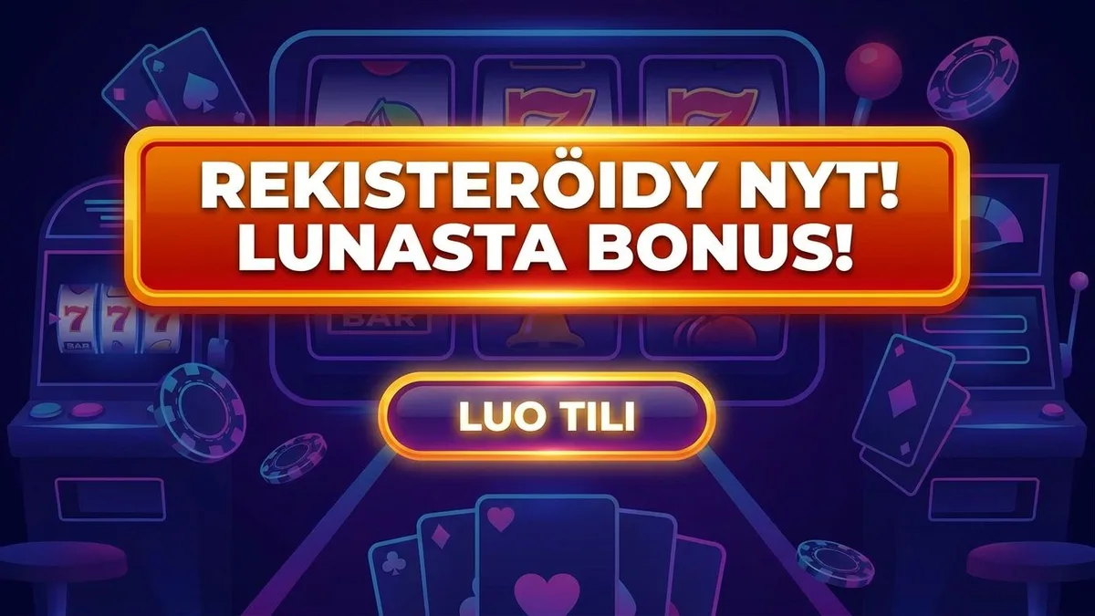 Rekisteröidy bonuksen kanssa